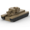 Onebrick OB-1083-2 Xếp hình lắp ráp ghép mô hình Mini A27M Cromwell Mk.V