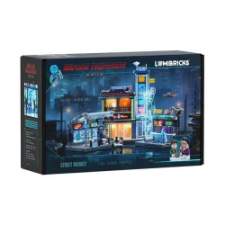 Lumibricks FunWhole 23004 Street Market Xếp hình lắp ráp ghép mô hình Blade Runner 2049: Ngõ mưa neon
