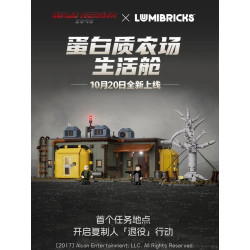 Lumibricks FunWhole 23002 Street Market Xếp hình lắp ráp ghép mô hình Blade Runner 2049: Protein Farm Living Pod