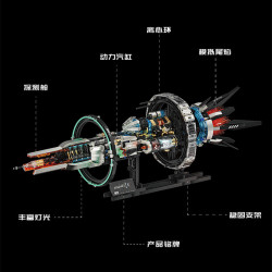 ToubaBamu T1140 Space Explanation Xếp hình lắp ráp ghép mô hình không gian giữa các vì sao