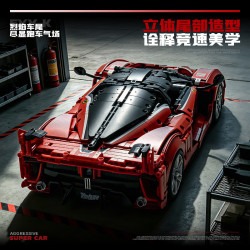 EIKEE Y10003 Xếp hình lắp ráp ghép mô hình Xe thể thao Ferrari FXX