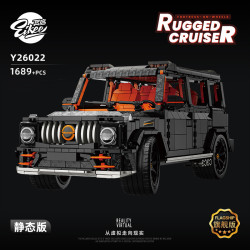 EIKEE Y26022 Rugged Cruiser Xếp hình lắp ráp ghép mô hình Xe thể thao Ferrari FXX