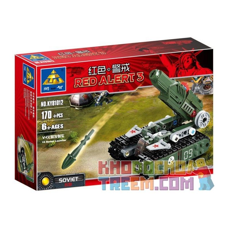 Kazi KY81012 81012 Xếp hình kiểu Lego RED ALERT 3 RED ALERT 3 V4 Rocket ...