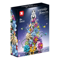 KAIYU KeeYee World K96322 Sprinkle Flowers Xếp hình lắp ráp ghép mô hình Tắm bằng hoa