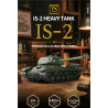 Bìa hộp Tikka TK8007 IS-2 Heavy Tank đặt trên bàn gỗ, kèm nhãn 14+, 1485+ chi tiết và dòng chữ Premium Collectible