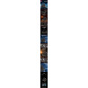 Banner giới thiệu JIESTAR X78004 với vỏ hộp, cận cảnh buồm đen, tàu Ngọc Trai Đen trưng bày trong phòng sách