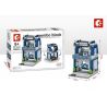SEMBO SD6072 6072 SD6073 6073 SD6074 6074 SD6075 6075 non  BỘ 4 CỦA HÀNG THỜI TRANG SỨC BÁNH ĐỒ GIA DỤNG bộ đồ chơi xếp lắp ráp ghép mô hình Mini Modular SEMBO BLOCK POLO Đường Phố Thu Nhỏ 144 khối