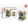 SEMBO SD6072 6072 SD6073 6073 SD6074 6074 SD6075 6075 non  BỘ 4 CỦA HÀNG THỜI TRANG SỨC BÁNH ĐỒ GIA DỤNG bộ đồ chơi xếp lắp ráp ghép mô hình Mini Modular SEMBO BLOCK POLO Đường Phố Thu Nhỏ 144 khối