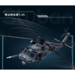 Cận cảnh mũi trực thăng HH-60G-S Pave Hawk bộ Sluban M38-B1612, thấy rõ cụm radar tròn và cánh quạt chính