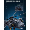 Trực thăng HH-60G Pave Hawk M38-B1612 nhìn chéo từ trên, nổi bật cụm tên lửa vàng đen dưới hai cánh ngắn