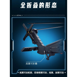Sluban M38-B1612: Mô Hình Lắp Ráp Trực Thăng HH-60G Pave Hawk (771 Chi Tiết) - Tỉ Lệ 1:35