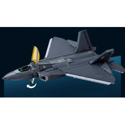Sluban M38-B1613: Đồ Chơi Lắp Ráp Máy Bay Tiêm Kích F-22A-S (764 Chi Tiết) - Tỉ Lệ 1:44