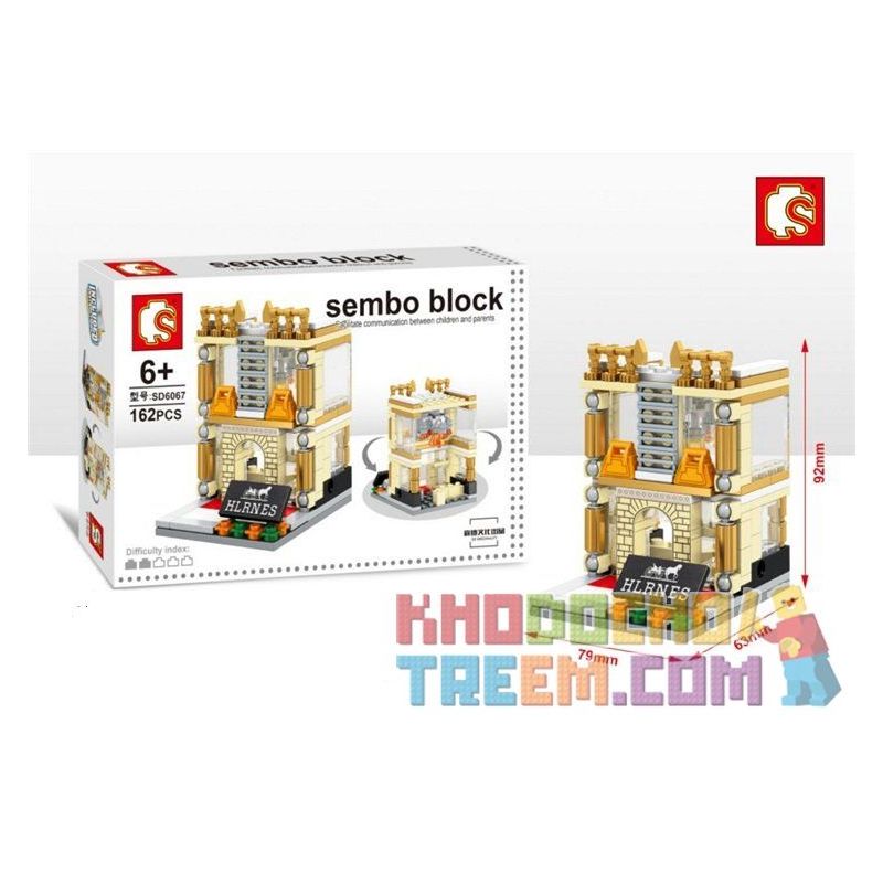 SEMBO SD6066 6066 SD6067 6067 SD6068 6068 SD6069 6069 non  BỘ 4 CỦA HÀNG NỘI THẤT THỜI TRANG TÚI XÁCH TRÀ SỮA bộ đồ chơi xếp lắp ráp ghép mô hình Mini Modular SEMBO BLOCK IKEA MILK TEA Đường Phố Thu Nhỏ 162 khối