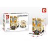 SEMBO SD6066 6066 SD6067 6067 SD6068 6068 SD6069 6069 non  BỘ 4 CỦA HÀNG NỘI THẤT THỜI TRANG TÚI XÁCH TRÀ SỮA bộ đồ chơi xếp lắp ráp ghép mô hình Mini Modular SEMBO BLOCK IKEA MILK TEA Đường Phố Thu Nhỏ 162 khối