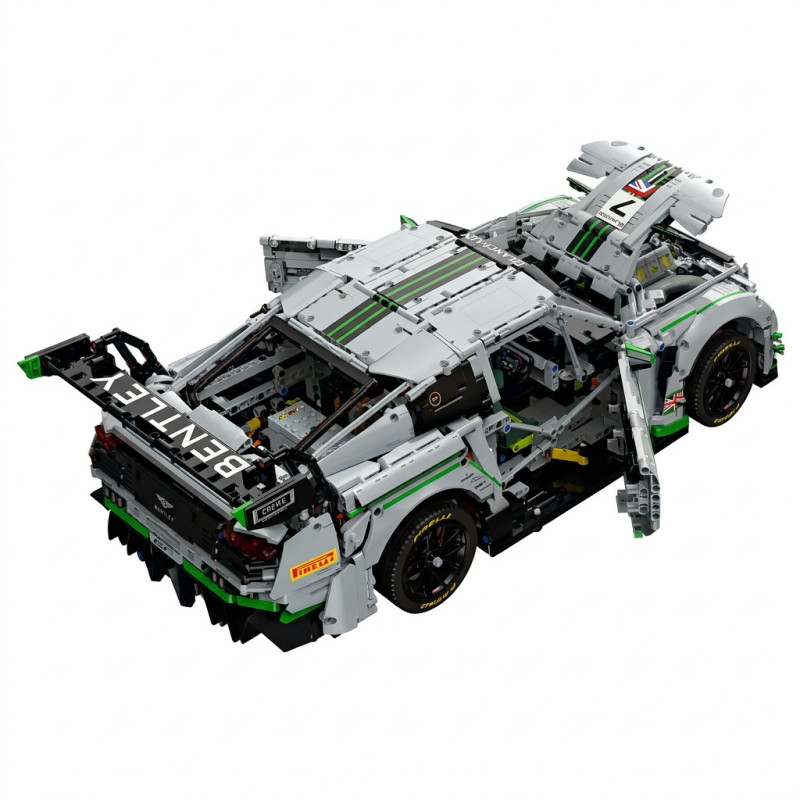 RASTAR 93200 93210 tỷ lệ 1:8 bộ đồ chơi xếp lắp ráp ghép mô hình Technic BENTLY CONTINENTAL GT3 Kỹ Thuật Công Nghệ Cao Mô Hình Phương Tiện