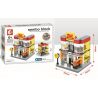 SEMBO WEKKI VIGGI SD6524 6524 SD6525 6525 SD6526 6526 SD6527 6527 non  CHẾ ĐỘ XEM PHỐ THU NHỎ DHL LOGISTICS EXPRESS CỬA HÀNG HONDA 4S ÁO CƯỚI RẠP XIẾC bộ đồ chơi xếp lắp ráp ghép mô hình Mini Modular SEMBO BLOCK DHL HONOA WEDDING DRESS CIRCUS TROUPE Đường Phố Thu Nhỏ 163 khối