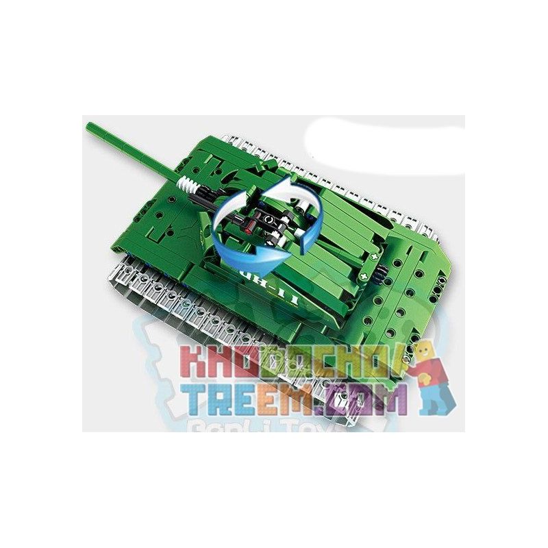 QIHUI 8011 non  XE TĂNG bộ đồ chơi xếp lắp ráp ghép mô hình  Kỹ Thuật Công Nghệ Cao Mô Hình Phương Tiện 454 khối