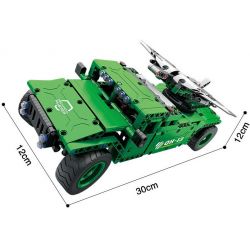 QIHUI 8013 non  XE Ô TÔ PHÓNG MÁY BAY KHÔNG NGƯỜI LÁI bộ đồ chơi xếp lắp ráp ghép mô hình  Kỹ Thuật Công Nghệ Cao Mô Hình Phương Tiện 506 khối