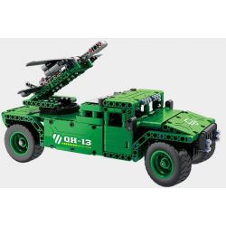 QIHUI 8013 non  XE Ô TÔ PHÓNG MÁY BAY KHÔNG NGƯỜI LÁI bộ đồ chơi xếp lắp ráp ghép mô hình  Kỹ Thuật Công Nghệ Cao Mô Hình Phương Tiện 506 khối