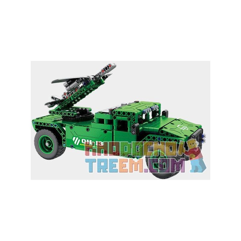 QIHUI 8013 non  XE Ô TÔ PHÓNG MÁY BAY KHÔNG NGƯỜI LÁI bộ đồ chơi xếp lắp ráp ghép mô hình  Kỹ Thuật Công Nghệ Cao Mô Hình Phương Tiện 506 khối