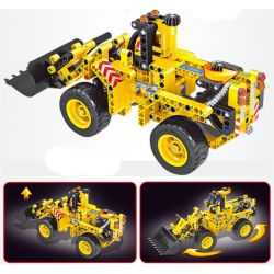 QIHUI 6803 non  XE ỦI VÀ PHÁO bộ đồ chơi xếp lắp ráp ghép mô hình  Kỹ Thuật Công Nghệ Cao Mô Hình Phương Tiện 261 khối