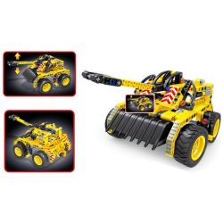 QIHUI 6803 non  XE ỦI VÀ PHÁO bộ đồ chơi xếp lắp ráp ghép mô hình  Kỹ Thuật Công Nghệ Cao Mô Hình Phương Tiện 261 khối