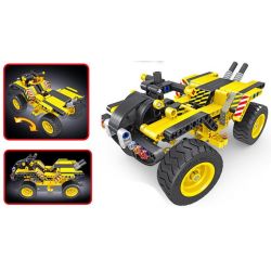 QIHUI 6804 non  MÁY KÉO VÀ GẶT bộ đồ chơi xếp lắp ráp ghép mô hình  Kỹ Thuật Công Nghệ Cao Mô Hình Phương Tiện 301 khối