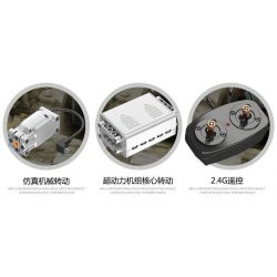 QIHUI 8011 non  XE TĂNG bộ đồ chơi xếp lắp ráp ghép mô hình  Kỹ Thuật Công Nghệ Cao Mô Hình Phương Tiện 454 khối