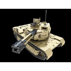 QIHUI 9801 non  XE TĂNG M1A2 bộ đồ chơi xếp lắp ráp ghép mô hình  Kỹ Thuật Công Nghệ Cao Mô Hình Phương Tiện 1276 khối