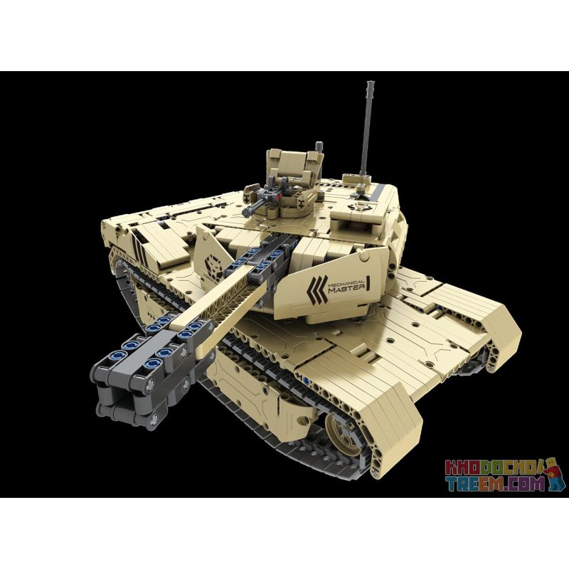 QIHUI 9801 non  XE TĂNG M1A2 bộ đồ chơi xếp lắp ráp ghép mô hình  Kỹ Thuật Công Nghệ Cao Mô Hình Phương Tiện 1276 khối