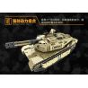 QIHUI 9801 non  XE TĂNG M1A2 bộ đồ chơi xếp lắp ráp ghép mô hình  Kỹ Thuật Công Nghệ Cao Mô Hình Phương Tiện 1276 khối