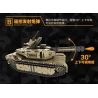 QIHUI 9801 non  XE TĂNG M1A2 bộ đồ chơi xếp lắp ráp ghép mô hình  Kỹ Thuật Công Nghệ Cao Mô Hình Phương Tiện 1276 khối