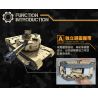 QIHUI 9801 non  XE TĂNG M1A2 bộ đồ chơi xếp lắp ráp ghép mô hình  Kỹ Thuật Công Nghệ Cao Mô Hình Phương Tiện 1276 khối