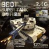 QIHUI 9801 non  XE TĂNG M1A2 bộ đồ chơi xếp lắp ráp ghép mô hình  Kỹ Thuật Công Nghệ Cao Mô Hình Phương Tiện 1276 khối