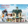 XINGBAO XB-01105 01105 XB01105 non  QUÁN CÀ PHÊ CỬA HÀNG ĐỒ CƯỚI HOA THÚ CẢNH bộ đồ chơi xếp lắp ráp ghép mô hình Mini Modular ORIGINAL CITY THE COFFEE SHOP WEDDING STORE FLOWER PET SET 4 1 Đường Phố Thu Nhỏ 1079 khối