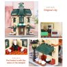 XINGBAO XB-01105 01105 XB01105 non  QUÁN CÀ PHÊ CỬA HÀNG ĐỒ CƯỚI HOA THÚ CẢNH bộ đồ chơi xếp lắp ráp ghép mô hình Mini Modular ORIGINAL CITY THE COFFEE SHOP WEDDING STORE FLOWER PET SET 4 1 Đường Phố Thu Nhỏ 1079 khối