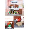 XINGBAO XB-01105 01105 XB01105 non  QUÁN CÀ PHÊ CỬA HÀNG ĐỒ CƯỚI HOA THÚ CẢNH bộ đồ chơi xếp lắp ráp ghép mô hình Mini Modular ORIGINAL CITY THE COFFEE SHOP WEDDING STORE FLOWER PET SET 4 1 Đường Phố Thu Nhỏ 1079 khối