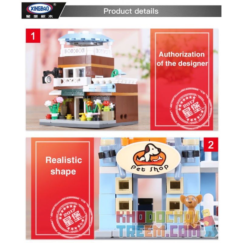 XINGBAO XB-01105 01105 XB01105 non  QUÁN CÀ PHÊ CỬA HÀNG ĐỒ CƯỚI HOA THÚ CẢNH bộ đồ chơi xếp lắp ráp ghép mô hình Mini Modular ORIGINAL CITY THE COFFEE SHOP WEDDING STORE FLOWER PET SET 4 1 Đường Phố Thu Nhỏ 1079 khối XINGBAO XB-01105 01105 XB01105 non  QUÁN CÀ PHÊ CỬA HÀNG ĐỒ CƯỚI HOA THÚ CẢNH bộ đồ chơi xếp lắp ráp ghép mô hình Mini Modular ORIGINAL CITY THE COFFEE SHOP WEDDING STORE FLOWER PET SET 4 1 Đường Phố Thu Nhỏ 1079 khối