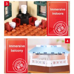 XINGBAO XB-01105 01105 XB01105 non  QUÁN CÀ PHÊ CỬA HÀNG ĐỒ CƯỚI HOA THÚ CẢNH bộ đồ chơi xếp lắp ráp ghép mô hình Mini Modular ORIGINAL CITY THE COFFEE SHOP WEDDING STORE FLOWER PET SET 4 1 Đường Phố Thu Nhỏ 1079 khối XINGBAO XB-01105 01105 XB01105 non  QUÁN CÀ PHÊ CỬA HÀNG ĐỒ CƯỚI HOA THÚ CẢNH bộ đồ chơi xếp lắp ráp ghép mô hình Mini Modular ORIGINAL CITY THE COFFEE SHOP WEDDING STORE FLOWER PET SET 4 1 Đường Phố Thu Nhỏ 1079 khối