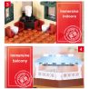 XINGBAO XB-01105 01105 XB01105 non  QUÁN CÀ PHÊ CỬA HÀNG ĐỒ CƯỚI HOA THÚ CẢNH bộ đồ chơi xếp lắp ráp ghép mô hình Mini Modular ORIGINAL CITY THE COFFEE SHOP WEDDING STORE FLOWER PET SET 4 1 Đường Phố Thu Nhỏ 1079 khối