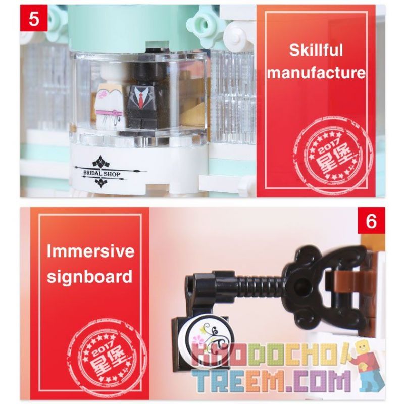 XINGBAO XB-01105 01105 XB01105 non  QUÁN CÀ PHÊ CỬA HÀNG ĐỒ CƯỚI HOA THÚ CẢNH bộ đồ chơi xếp lắp ráp ghép mô hình Mini Modular ORIGINAL CITY THE COFFEE SHOP WEDDING STORE FLOWER PET SET 4 1 Đường Phố Thu Nhỏ 1079 khối XINGBAO XB-01105 01105 XB01105 non  QUÁN CÀ PHÊ CỬA HÀNG ĐỒ CƯỚI HOA THÚ CẢNH bộ đồ chơi xếp lắp ráp ghép mô hình Mini Modular ORIGINAL CITY THE COFFEE SHOP WEDDING STORE FLOWER PET SET 4 1 Đường Phố Thu Nhỏ 1079 khối