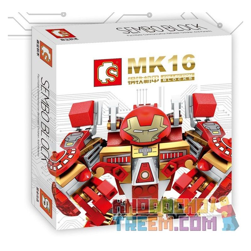 SEMBO 60001 non  NGƯỜI SẮT MK16 bộ đồ chơi xếp lắp ráp ghép mô hình Super Heroes 钢铁机甲 Siêu Nhân Anh Hùng 339 khối SEMBO 60001 non  NGƯỜI SẮT MK16 bộ đồ chơi xếp lắp ráp ghép mô hình Super Heroes 钢铁机甲 Siêu Nhân Anh Hùng 339 khối