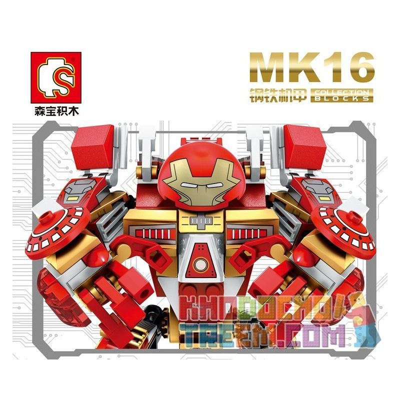 SEMBO 60001 non  NGƯỜI SẮT MK16 bộ đồ chơi xếp lắp ráp ghép mô hình Super Heroes 钢铁机甲 Siêu Nhân Anh Hùng 339 khối SEMBO 60001 non  NGƯỜI SẮT MK16 bộ đồ chơi xếp lắp ráp ghép mô hình Super Heroes 钢铁机甲 Siêu Nhân Anh Hùng 339 khối