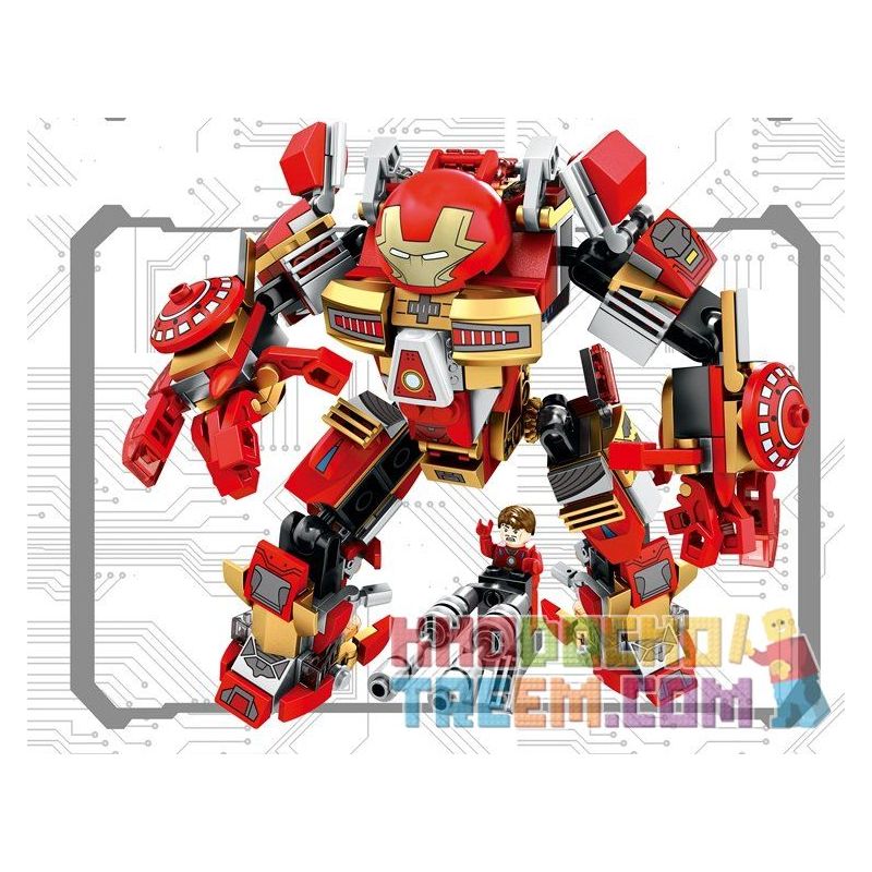 SEMBO 60001 non  NGƯỜI SẮT MK16 bộ đồ chơi xếp lắp ráp ghép mô hình Super Heroes 钢铁机甲 Siêu Nhân Anh Hùng 339 khối SEMBO 60001 non  NGƯỜI SẮT MK16 bộ đồ chơi xếp lắp ráp ghép mô hình Super Heroes 钢铁机甲 Siêu Nhân Anh Hùng 339 khối