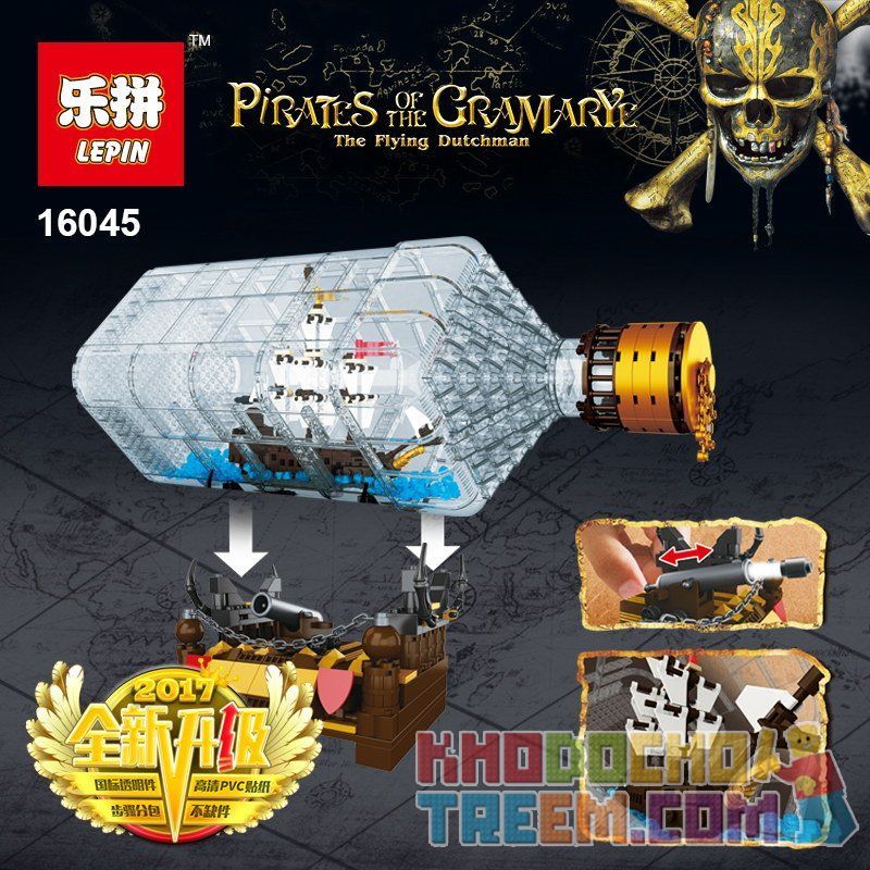 Lepin ship in a bottle hot sale