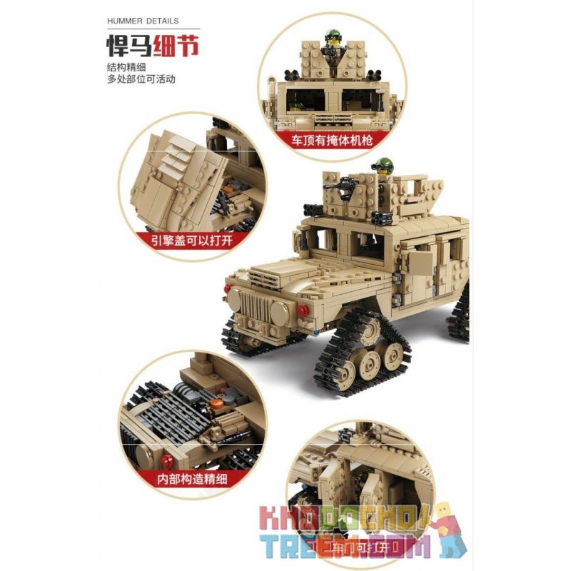 Kazi KY10000 10000 non  XE TĂNG CHỦ LỰC BIẾN HÌNH HUMMER BÁNH XÍCH bộ đồ chơi xếp lắp ráp ghép mô hình Military Army M1A2 ABRAMS MBT Quân Sự Bộ Đội 1463 khối Kazi KY10000 10000 non  XE TĂNG CHỦ LỰC BIẾN HÌNH HUMMER BÁNH XÍCH bộ đồ chơi xếp lắp ráp ghép mô hình Military Army M1A2 ABRAMS MBT Quân Sự Bộ Đội 1463 khối