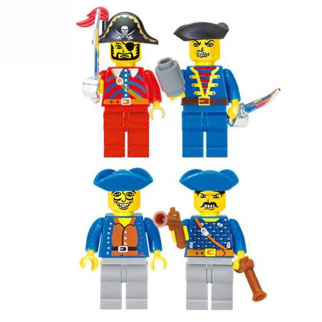 Enlighten 304 Qman 304 non  TÀU CƯỚP BIỂN NGỌC TRAI bộ đồ chơi xếp lắp ráp ghép mô hình Pirates Of The Caribbean CORSAIR Cướp Biển Vùng Caribe 188 khối