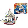 Enlighten 304 Qman 304 non  TÀU CƯỚP BIỂN NGỌC TRAI bộ đồ chơi xếp lắp ráp ghép mô hình Pirates Of The Caribbean CORSAIR Cướp Biển Vùng Caribe 188 khối