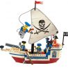 Enlighten 304 Qman 304 non  TÀU CƯỚP BIỂN NGỌC TRAI bộ đồ chơi xếp lắp ráp ghép mô hình Pirates Of The Caribbean CORSAIR Cướp Biển Vùng Caribe 188 khối