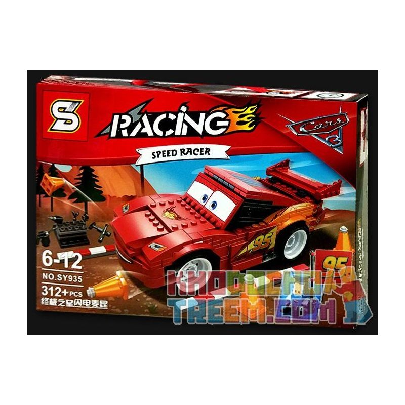 NOT Lego Cars 8484 Ultimate Build Lightning Mcqueen Cars Ultimate Star Lightning  Mcqueen , Bela 10016 Lari 10016 SHENG YUAN SY SY935 Xếp hình Xe Đua Lightning  Mcqueen giá sốc rẻ nhất